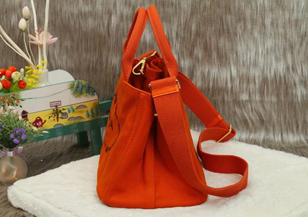 PRADA】プラダ ストラップ付トートバッグ OR カナパ ☆美品