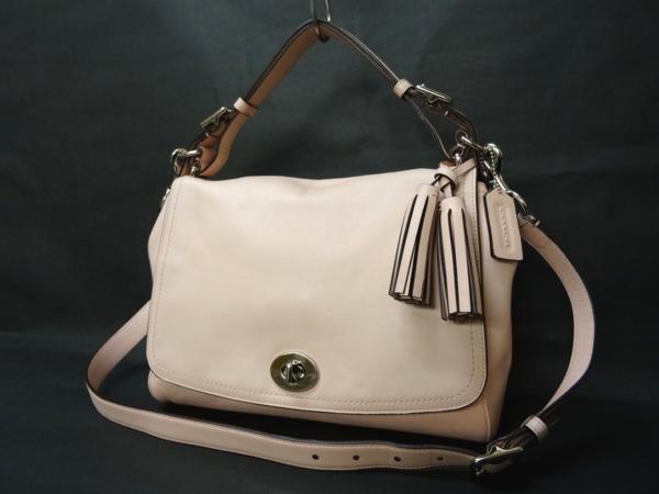 A562 1円 美品!! コーチ レガシーレザー 2WAYバッグ 22383