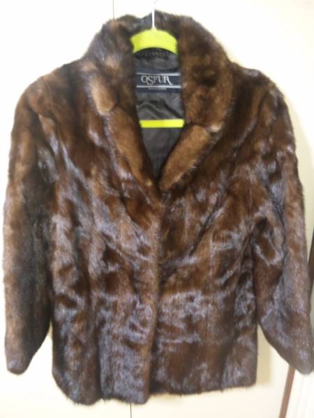 未使用OS毛皮製ミンク新80万以上検索SAGAエンバ56