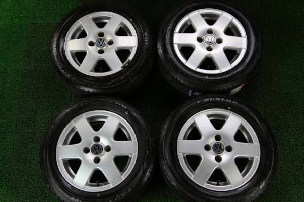 新品 ワーゲン純正アルミ 185/60R14 ゴルフジェッタヴェント等