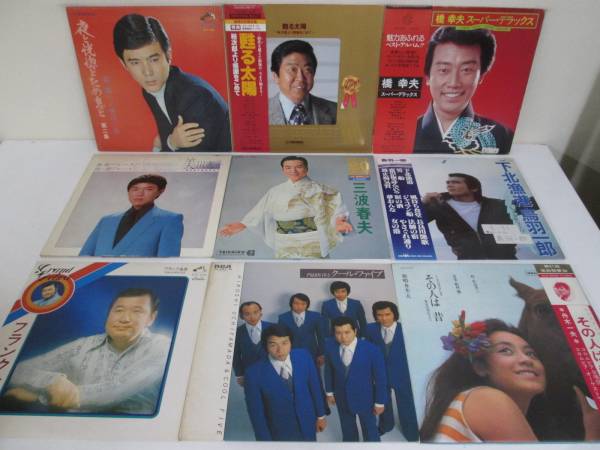 $834g/演歌LP大量90点セット 40.1