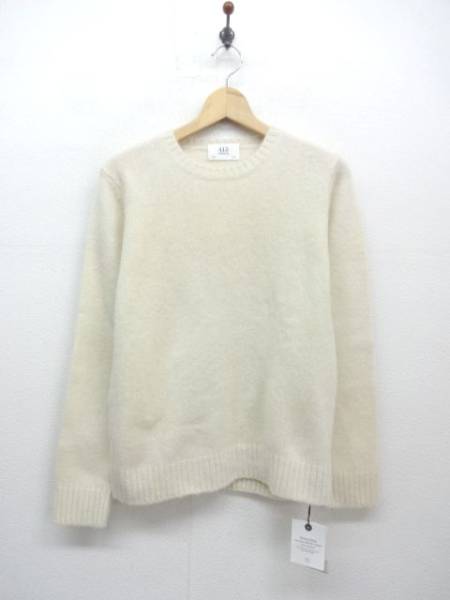 HZ2317★417 by EDIFICE クルーネックウールニット★S★白