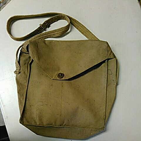 日本軍 ガスマスクバッグ 美品 陸軍 ホビー、カルチャー ミリタリー