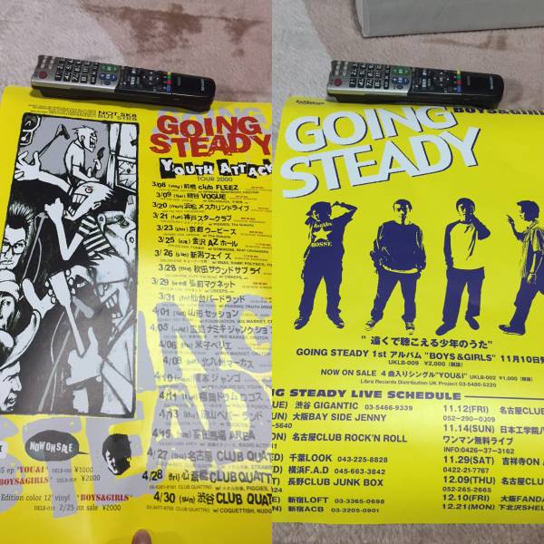 当店人気 GOING STEADY ポスターセット 銀杏BOYZ 峯田 和伸 レア