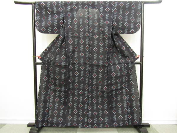 ka-3673　本場久留米絣　単衣