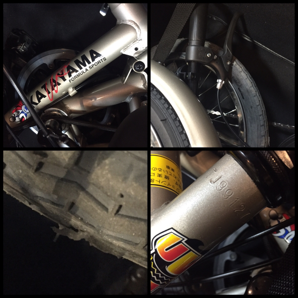 片山右京 FORMULA SPORTS 折りたたみ自転車 ケース付き(16インチ