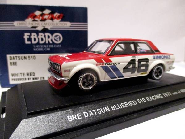 1/43 EBBRO BRE ダットサン ブルーバード 510 1971 EBBRO 1⁄43 BRE