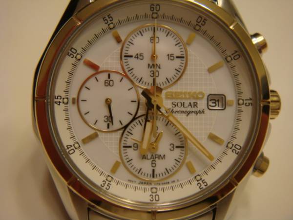 【新品同】セイコー海外モデル ソーラー クロノグラフ SSC002P1