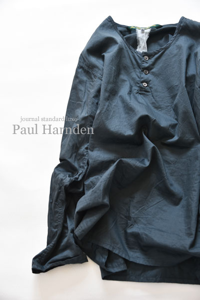昨季luxeポールハーデンpaul harndenグランパシャツヘンリー