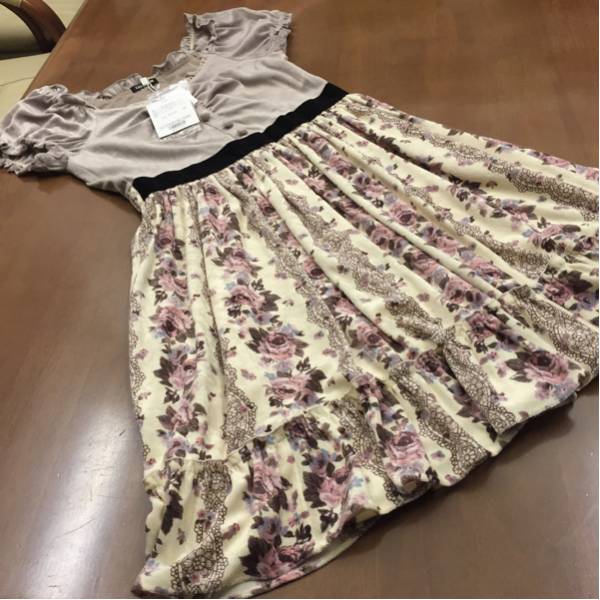 レストローズ★薔薇ボーダーわんぴ3