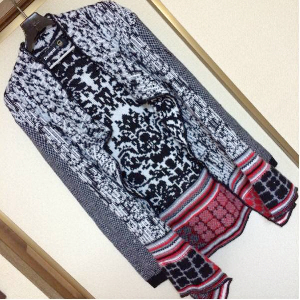 Desigual デシグアル ニット カーディガン L メンズ モード系 