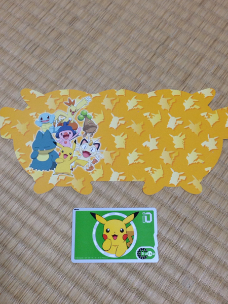 ポケモン スイカ suica 台紙付き 未使用(1500円分有り) チケット、金券