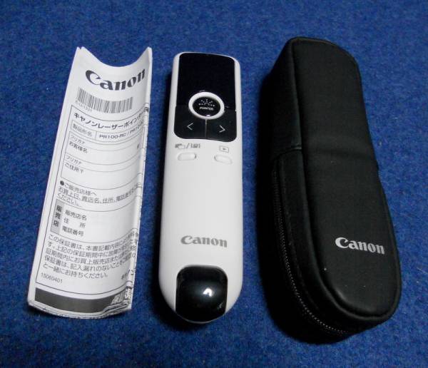 未使用★【レーザーポインター】キャノンCANON PR100-RCホワイト
