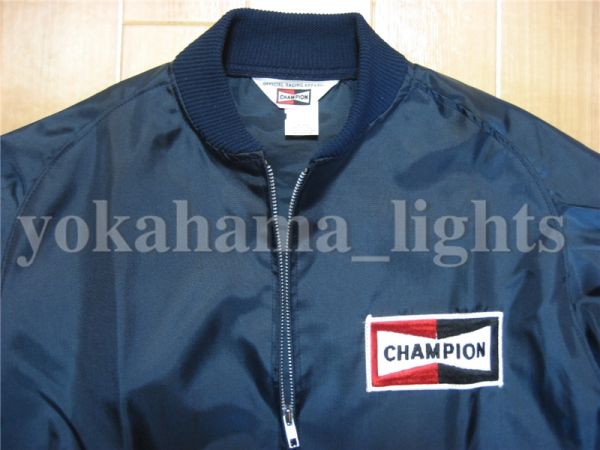 ★Championチャンピオンプラグ 70s オフィシャル ナイロンJKT L