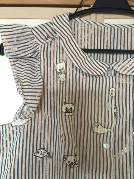 新品タグ付き★フランシュリッペ★ブラウスワンピース★Mサイズ