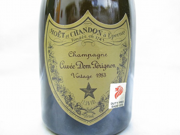 未開栓】ドンペリニヨン VINTAGE 1983 Dom Perignon 箱あり