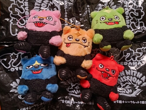 MAN WITH A MISSON おてだマンウィーズ　5種セット MAN WITH A MISSION おてだマンウィーズ 5種セット マンウィズ 記念品