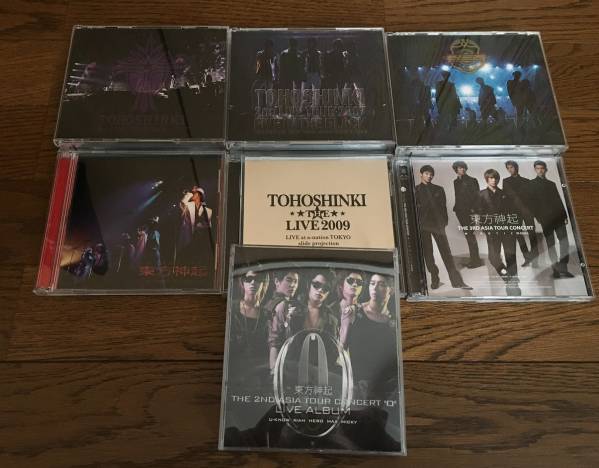 東方神起◇公式ツアーアルバム CD7点◇CD17枚 DVD2枚