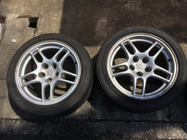日産 GTR R33 純正ホイール 二本 自動車、オートバイ ホイール 【公式