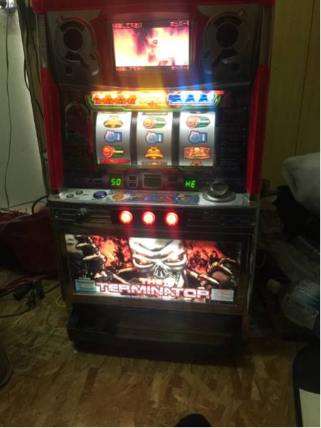 IGT ターミネーター 4号機 パチスロ実機 ▽ 希少ターミネーター 家スロ