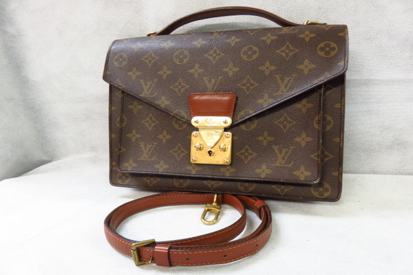 本物美品/ルイヴィトン/モンソー26/2WAYハンドバッグ24万rrv113h