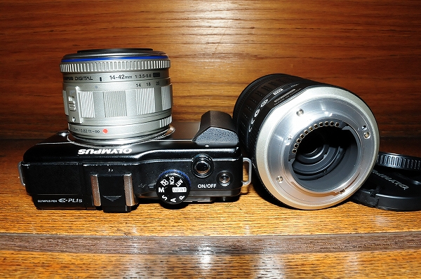 オリンパス OLYMPUS E-PL1S ブラック + ダブルレンズセット