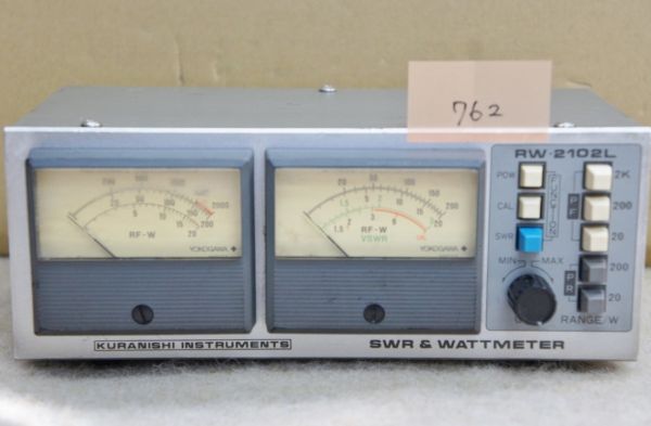 SWR＆WATTMETER KURANISHI クラニシ RW-902W 通過型電力計 RW-211A