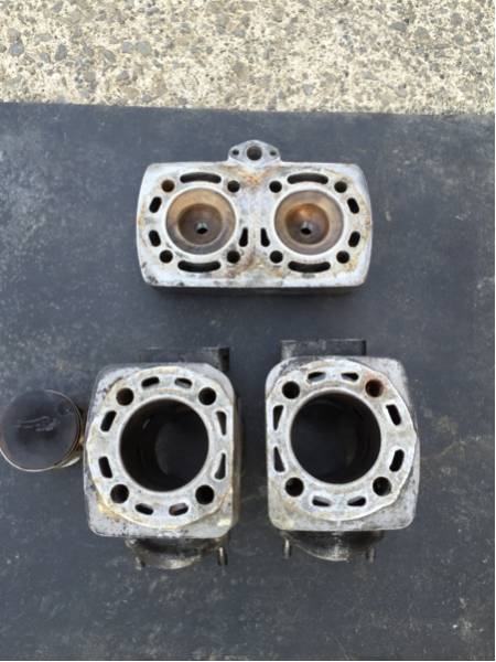 rz350 シリンダーセット 4l3 4lo rz250 ボア エンジン、冷却装置