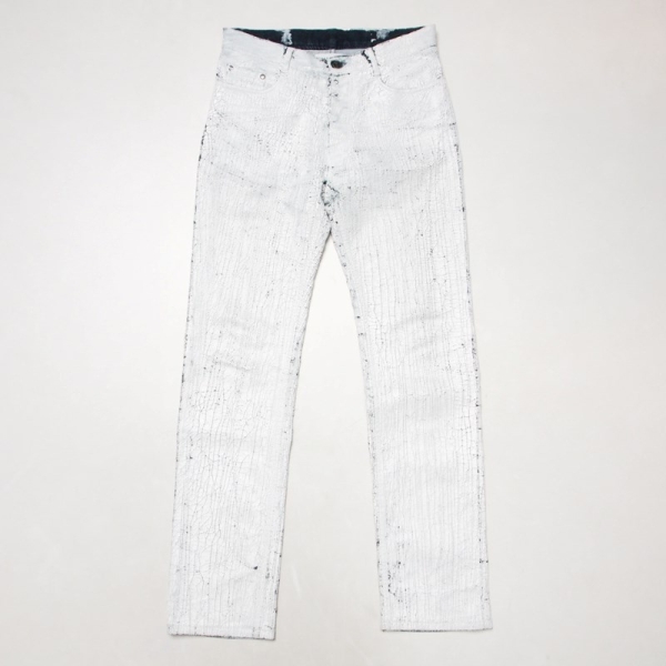 ☆Martin Margiela 10 マルタン マルジェラ10 白 ペンキ 加工 デニム 