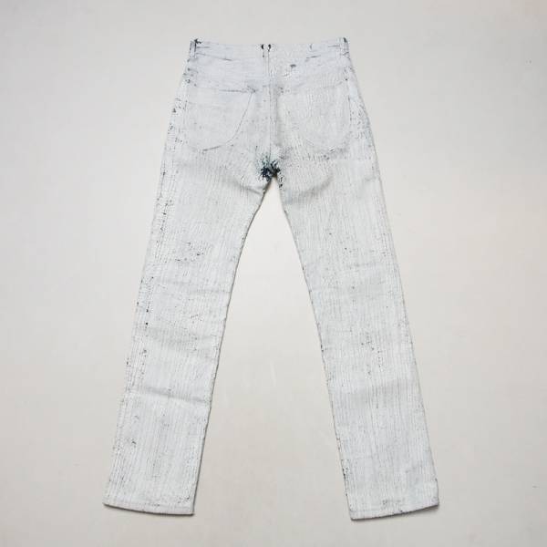 ☆Martin Margiela 10 マルタン マルジェラ10 白 ペンキ 加工 デニム 