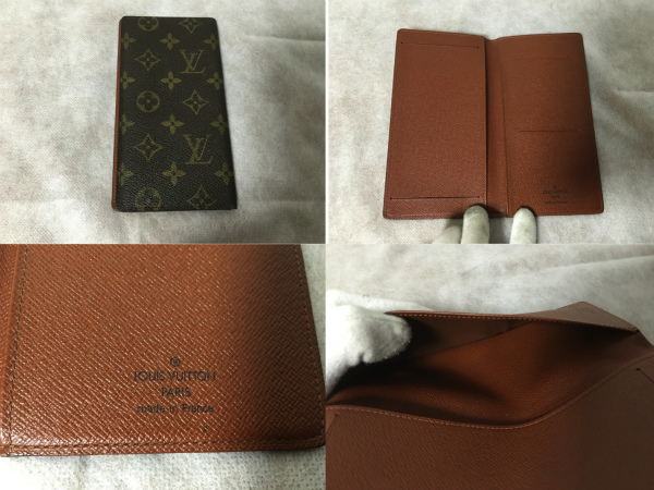 美品本物ルイヴィトンLVモノグラムアジェンダ手帳カバーメンズ