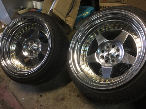 work CR01 バフフィニッシュ シビック スタンス USDM JDM workCR014本