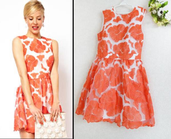 新品*ASOS ワンピース*花刺繍 セレブ愛用*チェスティ ジル好