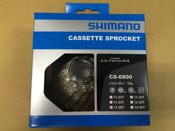 ☆シマノ☆アルテグラ CS-6800 11速 11-28T スプロケット 新品