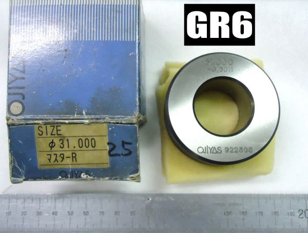 GR6 OJIYAS オヂヤセイキ マスターリングゲージ φ31.000 基準器