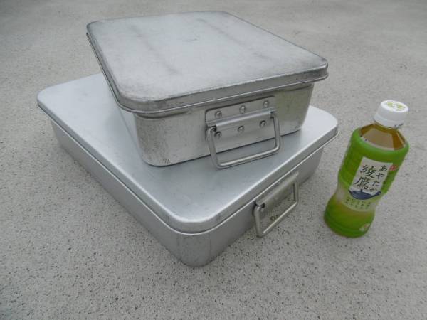 キッチン・食器 日本調理機 食缶 昭和レトロ 学校給食 アルミ 2個セット