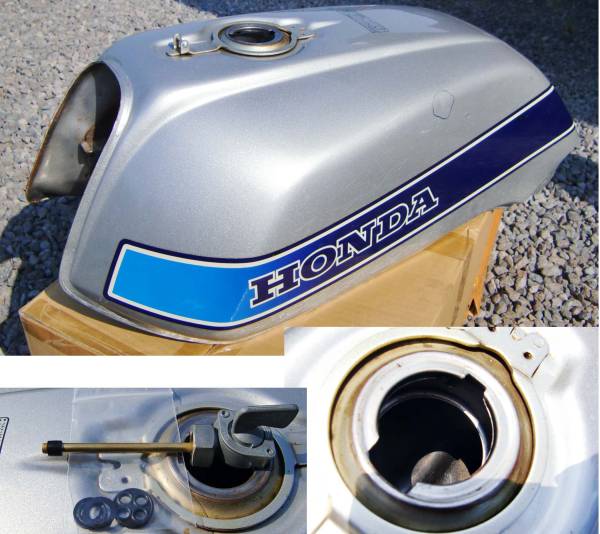 CB750F、ガソリンタンク、CB900F/CB1100、塗装痛み小傷あり。