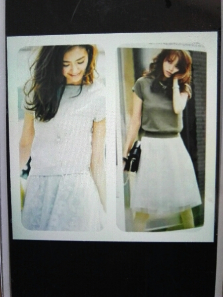 アプワイザーリッシェオパールチュール重ねセットアップ