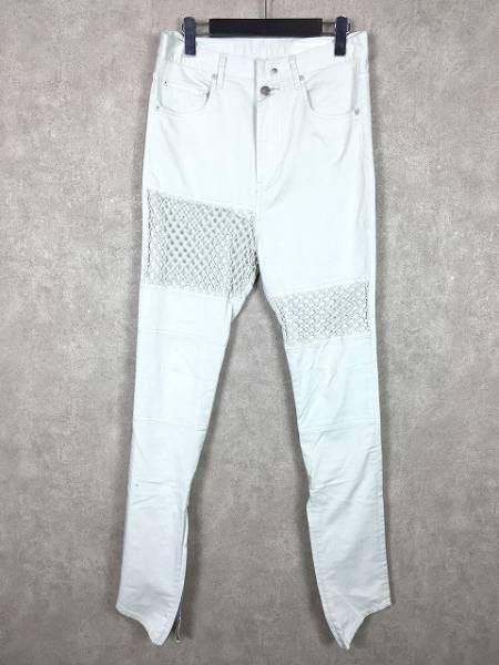 AG by EXPERIMENT JOINTRUST サルエル ネット スキニーパンツ GR 