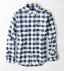 〓SALE!! アメリカンイーグル/L/AEO Check ボタンダウン/White
