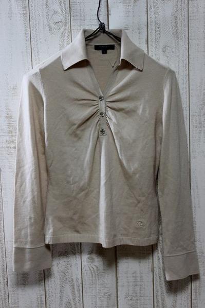 BURBERRY/バーバリー 長袖ポロシャツ カットソー 1サイズ 綺麗