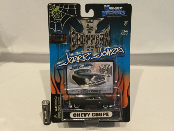 1/64 WEST COAST CHOPPERS CHEVY COUPE カスタム ミニカー 黒_1