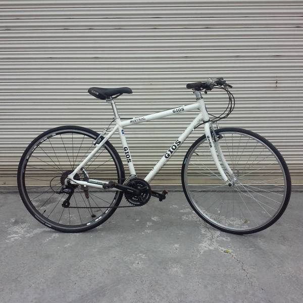 中古車☆クロスバイク/GIOS(ジオス）MISTRAL/480㎜/ホワイト 自転車
