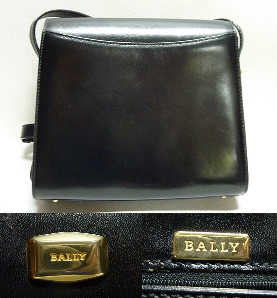 BALLY バリー レザー ショルダーバッグ 黒 バッグ 【公式通販】