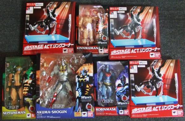 キン肉マン SHフィギュアーツ 悪魔将軍・ロビンマスク他7点