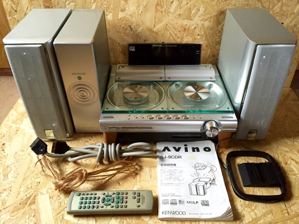 KENWOOD ケンウッド Digital Avino SJ-9CDR CD/MD コンポ KENWOOD