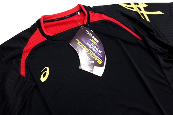 ★アシックス asics 吸汗速乾 Tシャツ 黒[XA6158-9024-2XO]三
