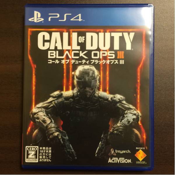 PS4 コールオブデューティー ブラックオプスIII CoDBO3 中古