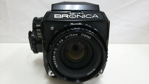 1円～ BRONICA ZENZA Nikon NIKKOR-h.C 1:2.8 f=75mm A1911-50Y