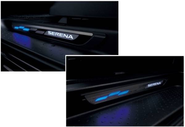 新品 セレナ Ｃ26 エントランスプレート 純正オプション品 B64G0